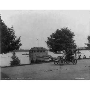   Park,Boat House,Toledo,Ohio,OH,Lucas Co,c1909