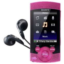 Sony Walkman NWZ S544 8 GB Pink Flash Portable Media Player 