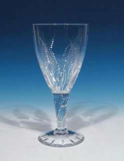 Stuart Stourbridge England SET (4) Crystal Water Goblets Art Deco Kny 