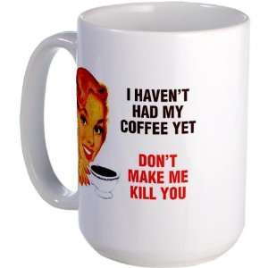  KILLER COFFEE BAD GIRL Funny Large Mug by CafePress 