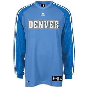    Nuggets adidas Mens On Court L/S Shooting Shirt