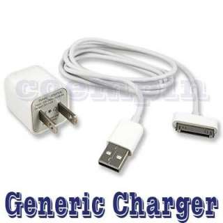 USB AC Wall Adapter Charger+Cable for iPod Mini Touch Nano iPhone 3G 