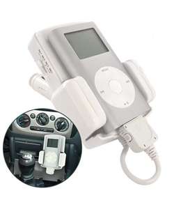 iPod 3 in 1 FM Transmitter/ Charger Car Kit w/ Free Gift  Overstock 