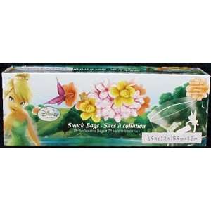  25 Tinkerbell Resealable Snack Bags