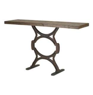 : rustic iron, natural wood Material: wrought iron, reclaimed wood 