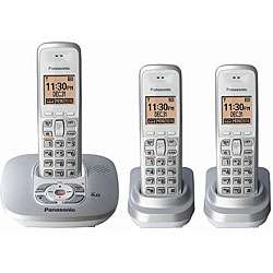   Cordless Telephone with Answering System with 3 Handset (Refurbished
