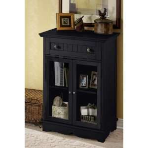  French Country 24w Anywhere Cabinet With Glass Doors 