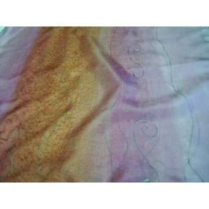Pure Silk Scarf Hand Painted:  Home & Kitchen