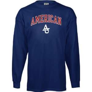   American University Kids/Youth Perennial Long Sleeve T Shirt: Sports