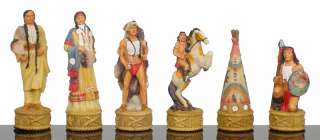 Cowboys & Indians II Theme Chess Set  