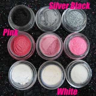 Eyeshadow Cosmetic Nail Art Glitter Decoration #027 White X1 USD1.99 