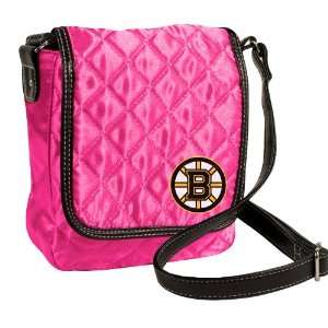  NHL Boston Bruins Pink Quilted Purse