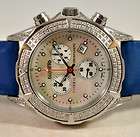 New Mens Giantto Time Square Swiss Steel Light Purple Pearl Dial 