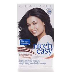   Nice n Easy #124 Blue Black Hair Color (Pack of 4)  