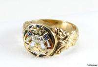 DAUGHTERS OF AMERICA   14K Yellow GOLD Fraternal RING  