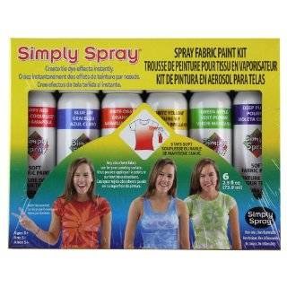 Tie dye Party Kit Simply Spray Fabric Paint   Perfect for Kids 