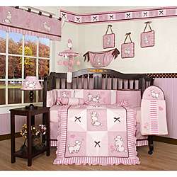 French Poodle 13 piece Crib Bedding Set  Overstock