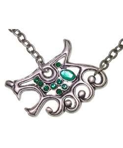 Celtic Wolf Pewter Necklace  
