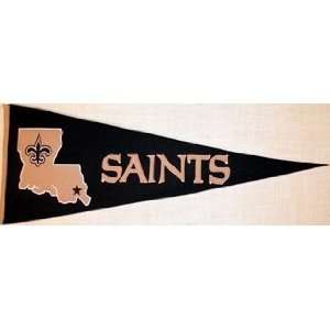  New Orleans Saints 32x13 Traditions Wool Pennant Sports 