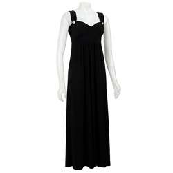 Tiana B. Womens Black Maxi Dress  