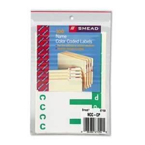  Smead 67154   Alpha Z Color Coded First Letter Name Labels 