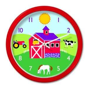 Olive Kids OR FARM 001 Country Farm Clock   Red: Home 