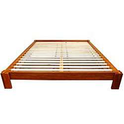 Mahogany Honey King Tatami Platform Bed (China)  Overstock