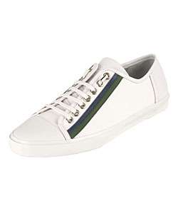 Christian Dior Mens White Canvas Sneakers  Overstock