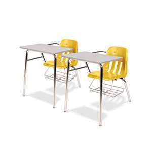  9400 Series Chair Desk, 21w x 33 1/2d x 30h, Gray Nebula 