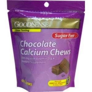Good Sense Chocolate Calcium Chews Sugar Free Case Pack 12  
