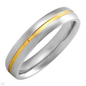   Mens Ring 14k Stainless Steel Gold Plated Clearance 