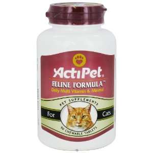  ActiPet   Feline Formula Daily Multi Vitamin & Mineral For Cats 