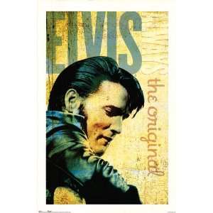  Elvis Presley   Music Poster   22 x 34