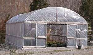 24 x 96 ft High Sidewall Greenhouse Frame Package Kit  