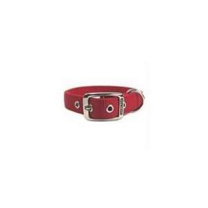  Double Nylon Deluxe Dog Collar Red 22 In: Pet Supplies