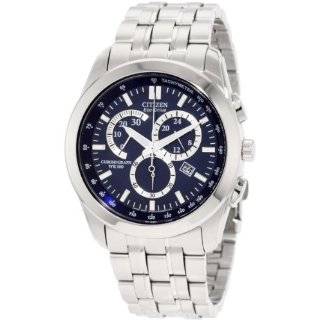  Citizen Mens AT0880 50A Eco Drive Chronograph Stainless 
