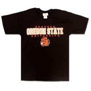  Oregon State Beavers Black T shirt: Sports & Outdoors