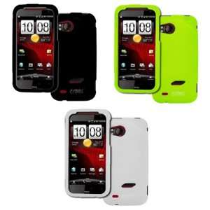  EMPIRE HTC Rezound 3 Pack of Rubberized Hard Case Covers 