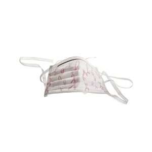  PINK Ribbon Face Mask, Tie (Case of 300) 
