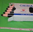 12 China Marker Marking Grease fabric metal pencil BK