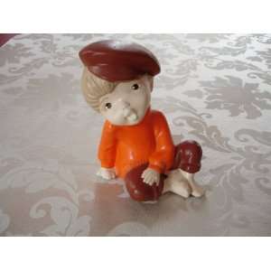  Cute Ceramic Boy Figurine 