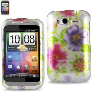   Purple Flowers W/Screen Protector SNDplace: Cell Phones & Accessories