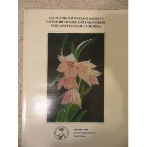  Inventory of rare and endangered vascular plants of 