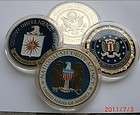 LOT OF 3 THE U.S.A CIS NSA FBI challenge COIN #