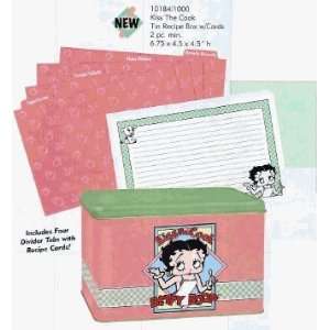   Betty Boop Recipe Box with Index Cards  Kiss the Cook: Kitchen