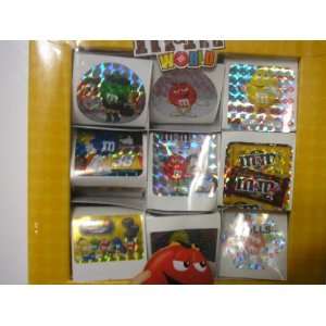 M&Ms MMs World Stickers ~ Box Set Toys & Games