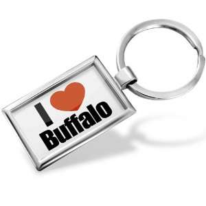 Keychain I Love Buffalo region: New York, United States   Hand Made 