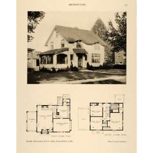  1921 Print George C Ross Home New Haven Connecticut 