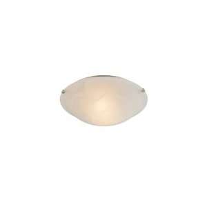 Minka Lavery 4296 2 84 1 Light Flush Mount in Brushed Nickel with 