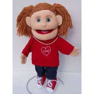  14 God In My Heart Girl Glove Puppet: Toys & Games